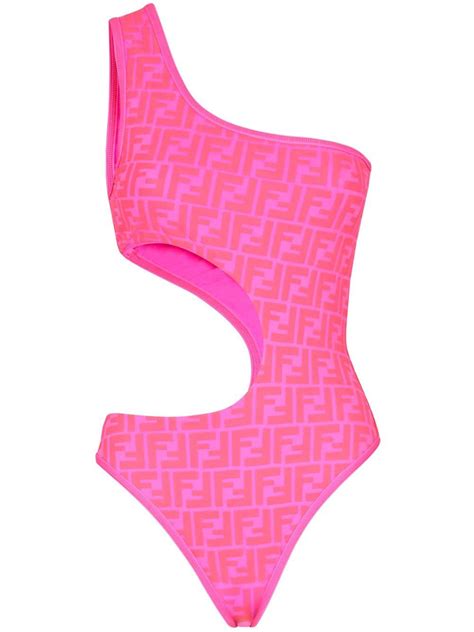 pink fendi bathing suit|fendi neon bikini.